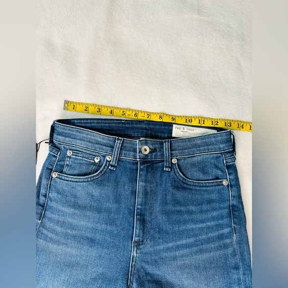 Rag & Bone Valencia Release Nina High Rise Ankle Skinny Jeans Size 26 - Picture 5 of 14